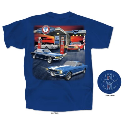 T-Shirt Homme Collection Mustang 1965-1966